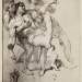 Half naked man supported by three men, study for 'Alexander the Great and Porus' or 'The Defeat of Porus'
